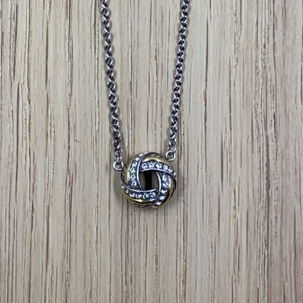 NWT Brighton Tres Twist Necklace with Tin
